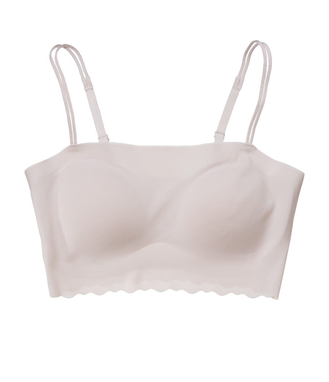 Girls by Peach John, Seamless Thin Strap Bra, White