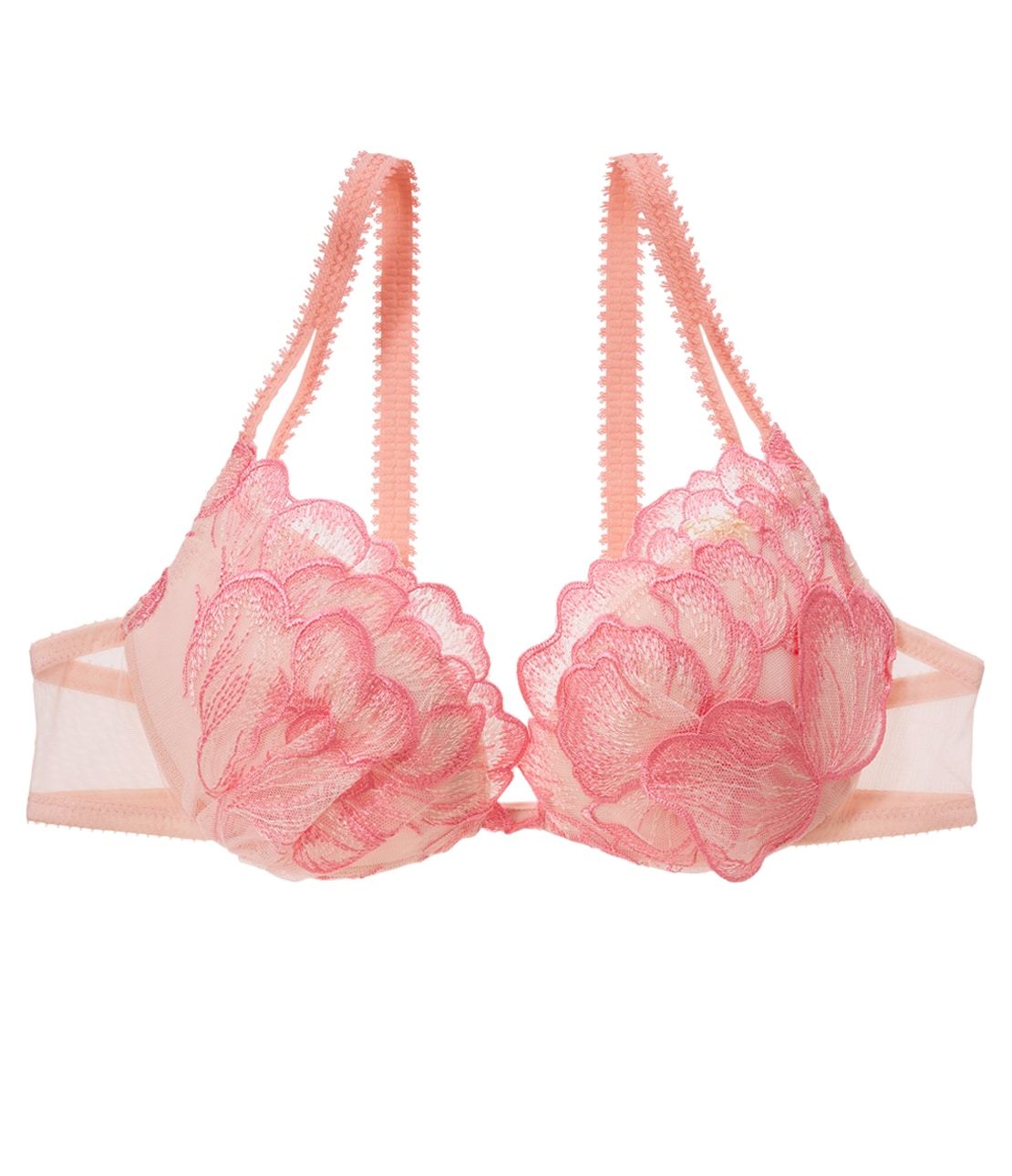 Peach John, Japanese Peony Floral Bra