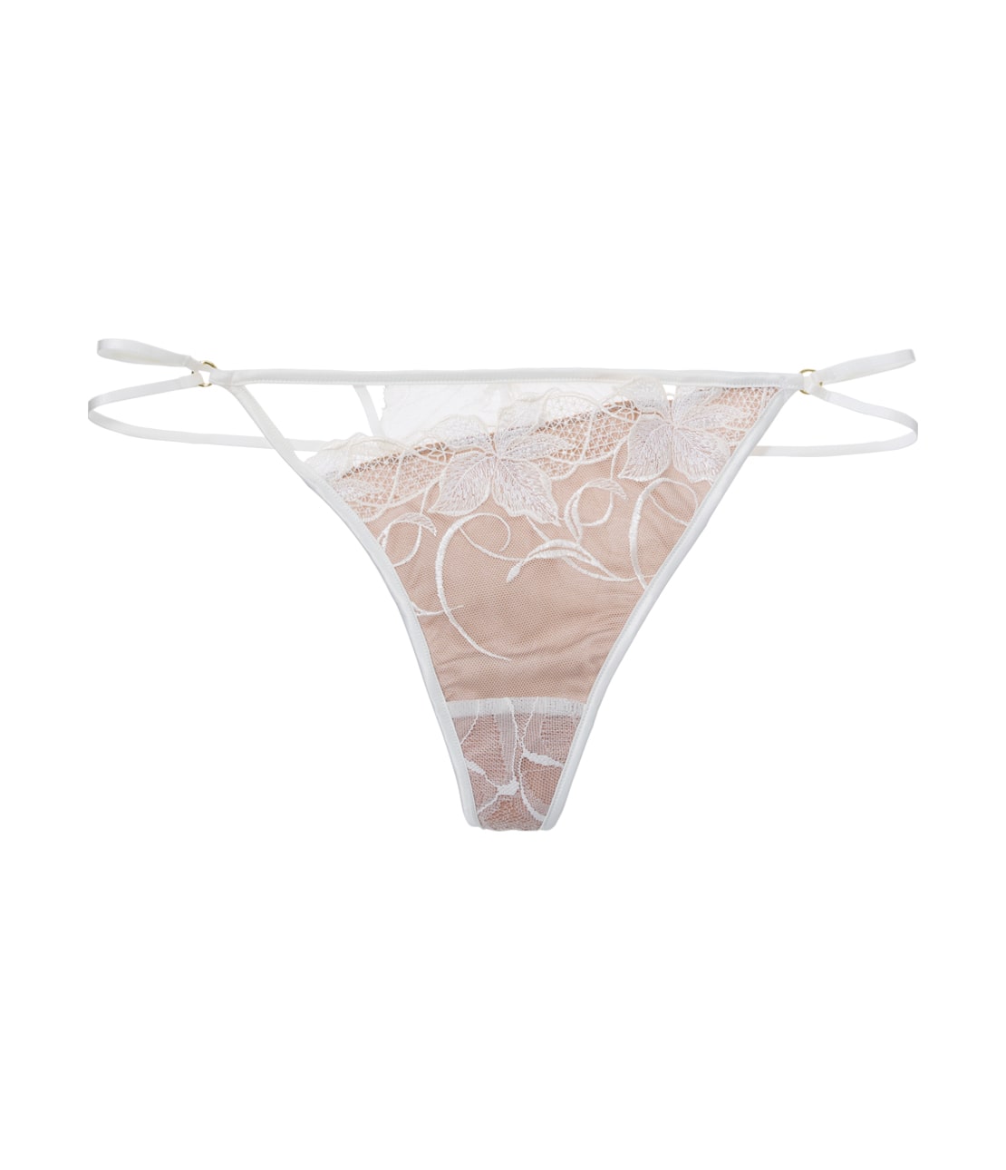 Peach John, Japanese, Asymmetric Thong, White