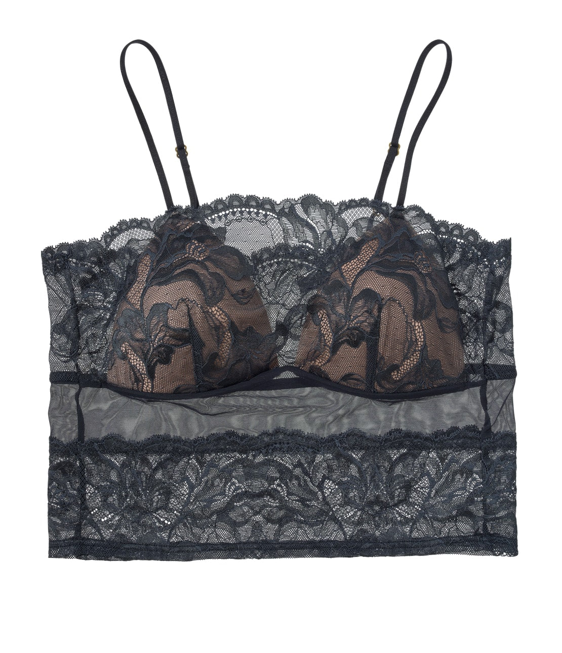 Peach John, Japanese Lace Bra, Black