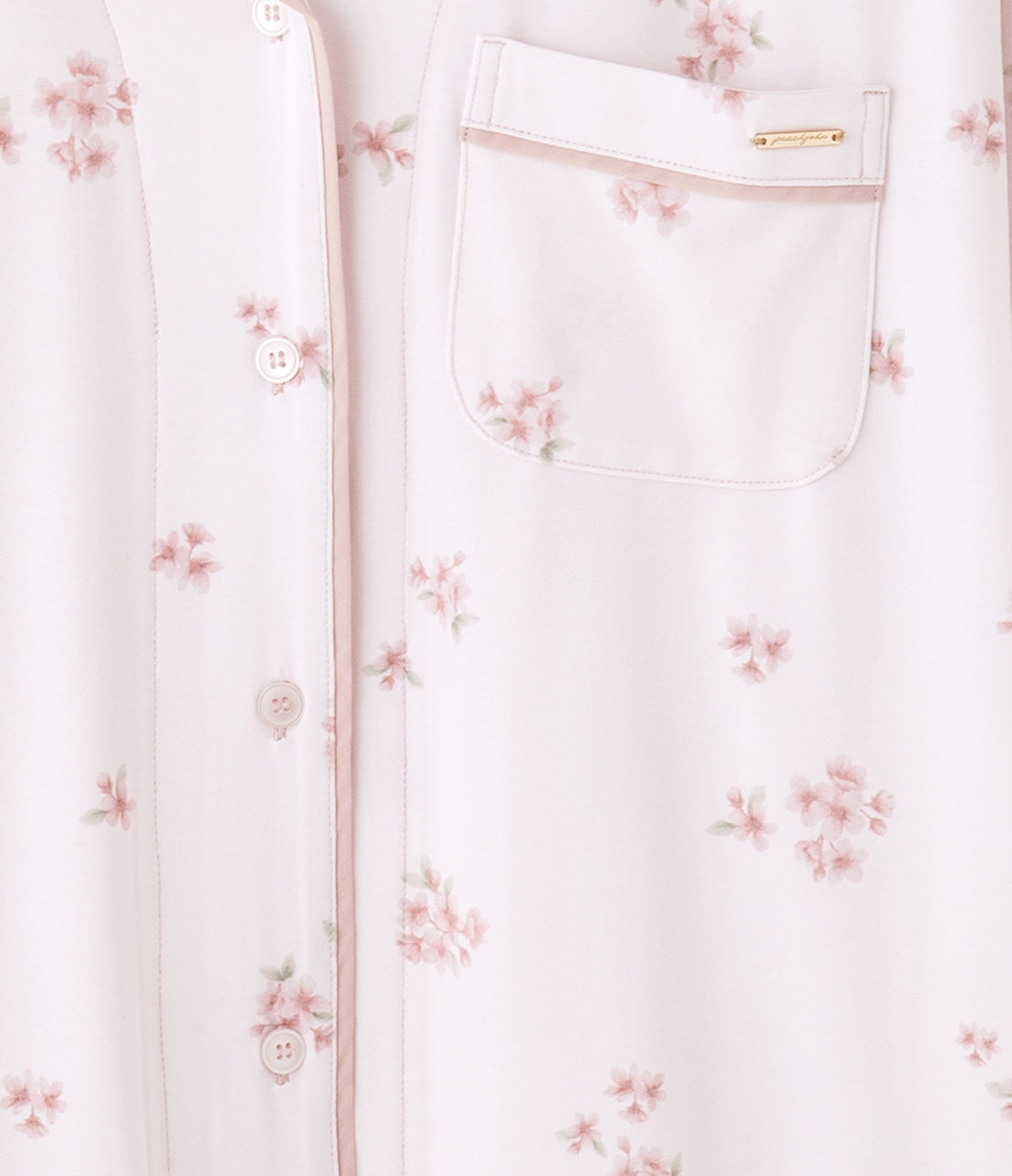 Peach John, Japanese Sakura Floral Pajamas 