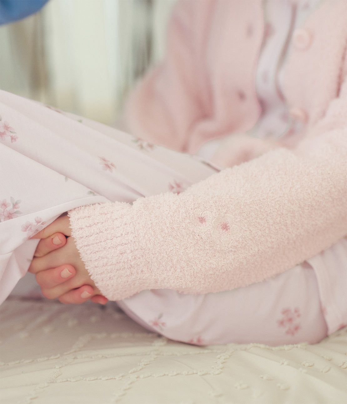 Peach John, Japanese Sakura Floral Cardigan